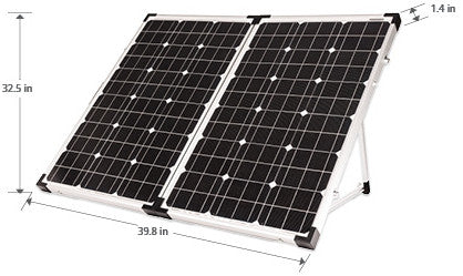 120 watt folding solar panel kit for RV