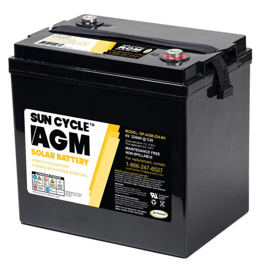 12 Volt AGM Solar Battery — Go Power! Store