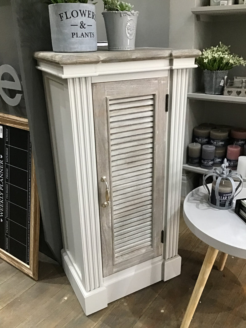 Tall Cabinet With Louvre Doors Abode