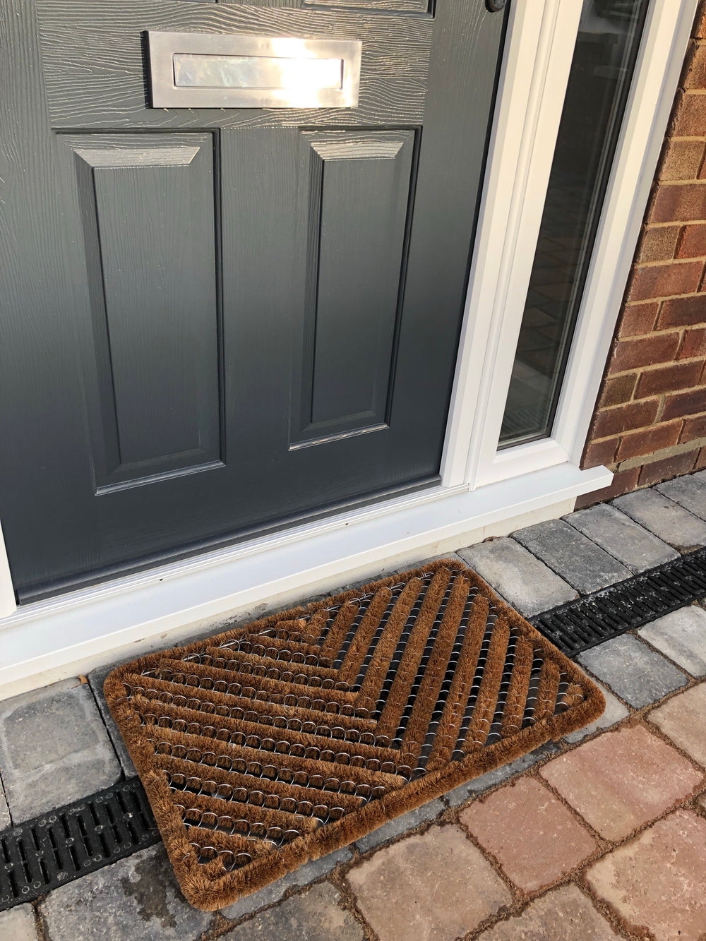 Wire Bristle Scraper Door Mat Abode