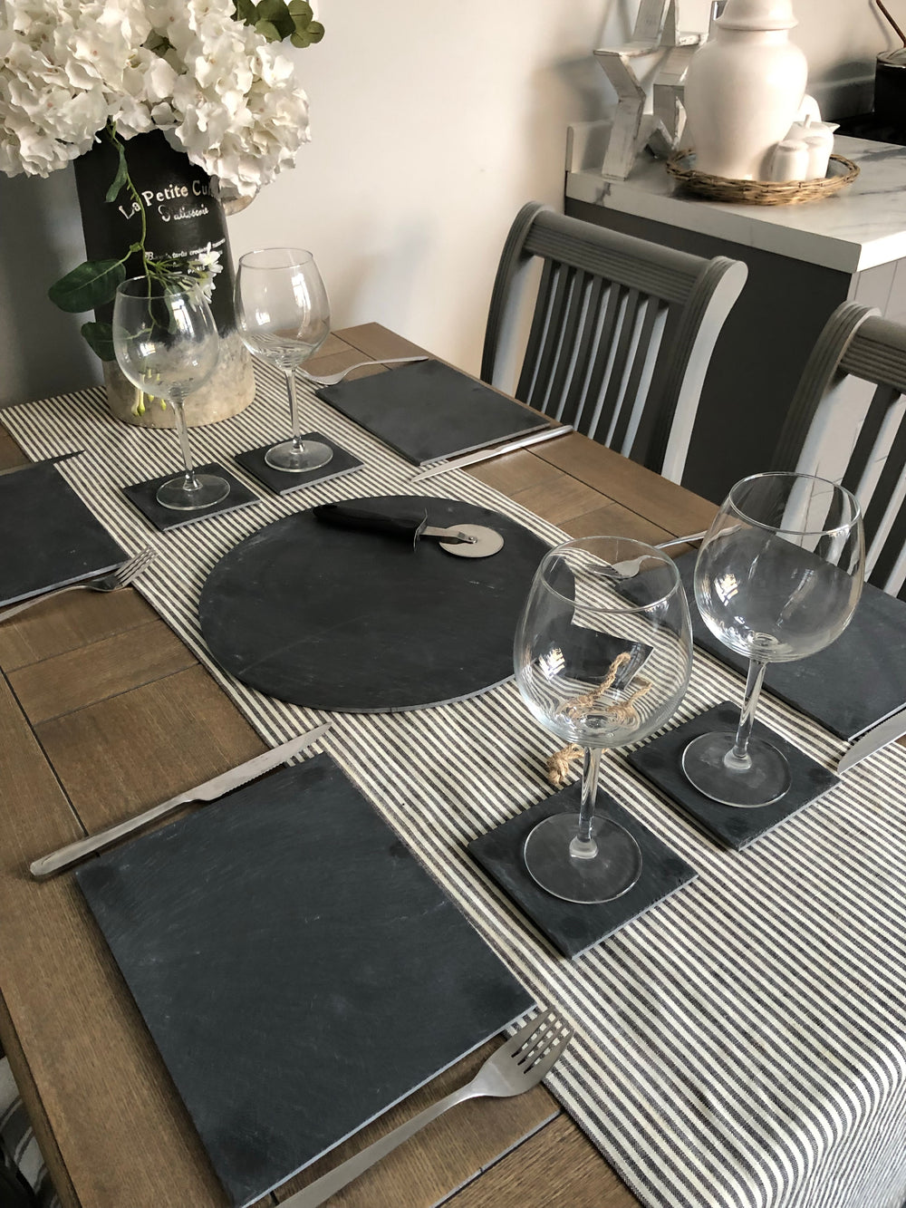 Slate Placemats And Coasters Set 4 Abode