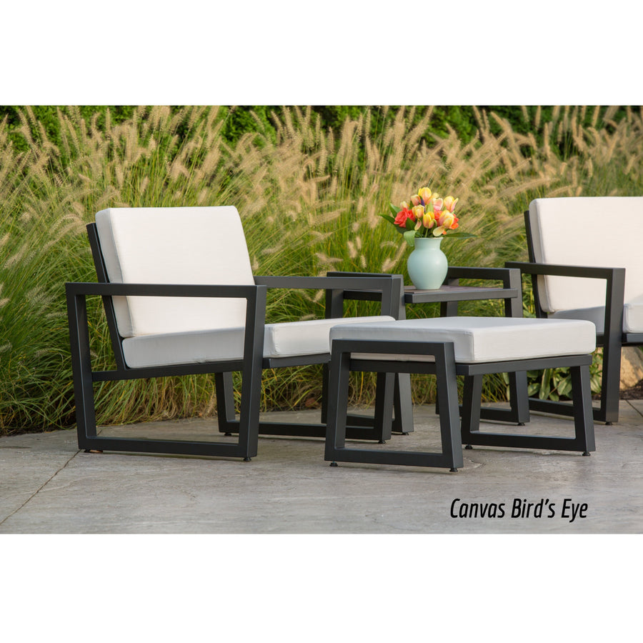 Elan Furniture Vero Outdoor 5 Piece Lounge Set With Sunbrella