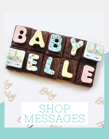 Brownie Gifts Edible Messages