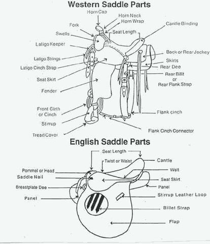 Saddle Flap Size Chart