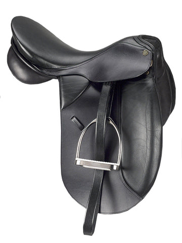 Black D.D Leather Eventing Dressage Horse Saddle – Saddles World