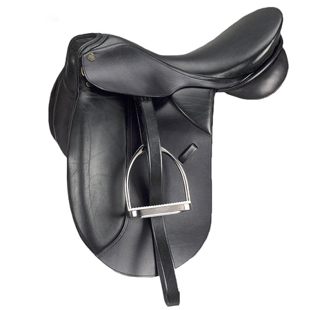 Black D.D Leather Eventing Dressage Horse Saddle – Saddles World