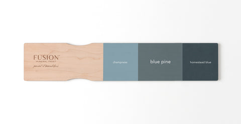 Fusion Mineral Paint Blue Pine Painted Stick Comparison Home Smith