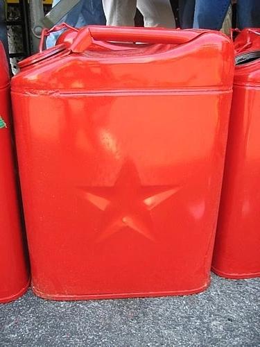 Ancien . 1944 WWII US W Cavalier Military Metal Water Gas Can Fuel Tank Red  Jerry 5 Gallon Jeep -  Canada