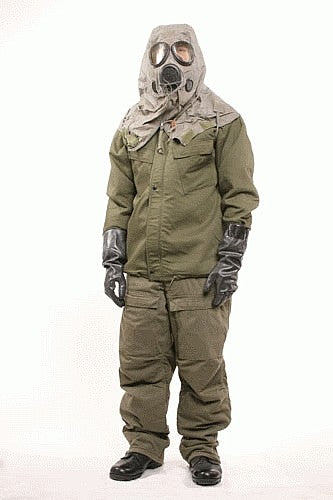 New US Military Green Chemical Protective Suit – 