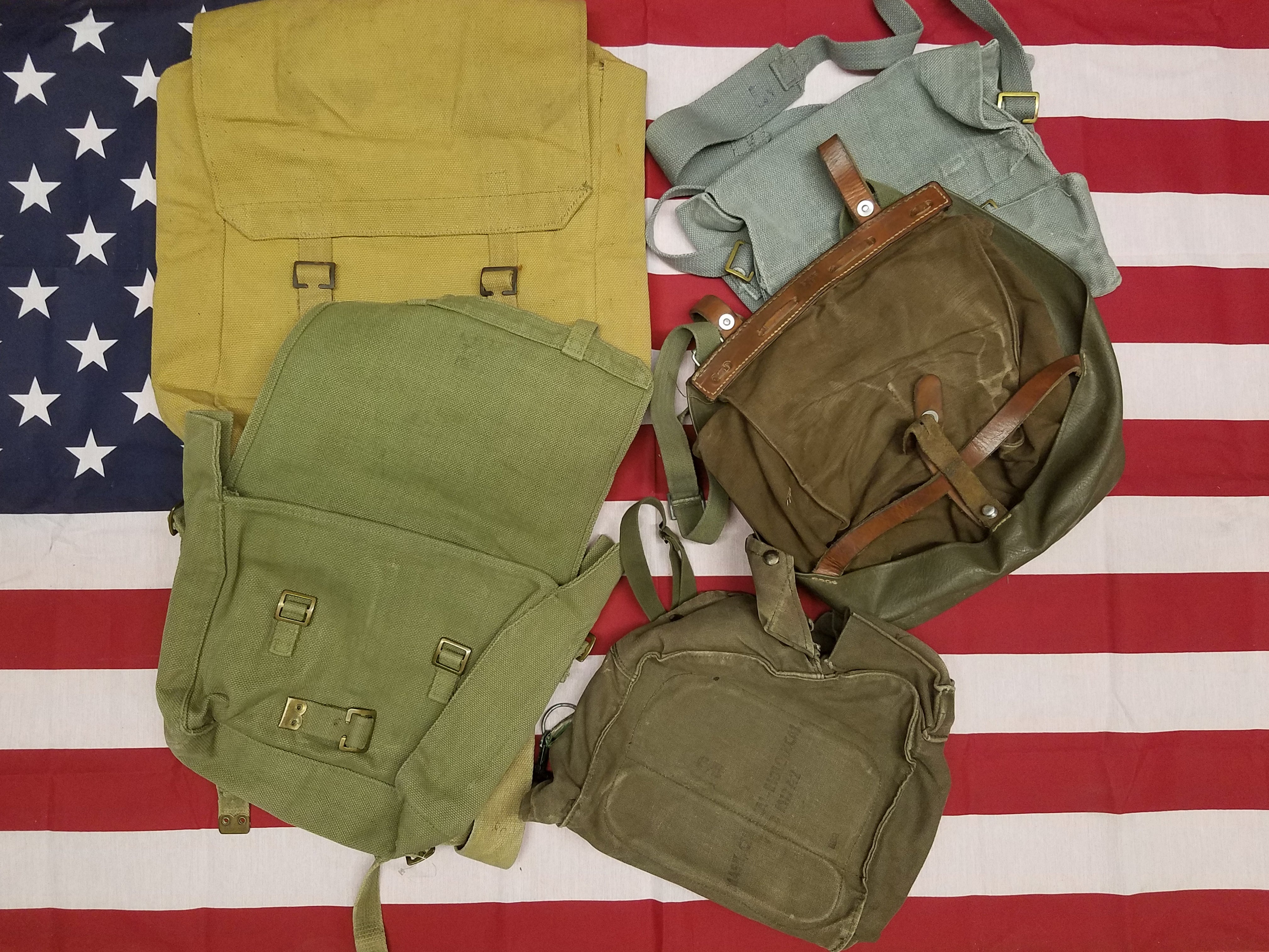 Assorted Vintage Military Surplus Backpack Grab Bag Tochiw