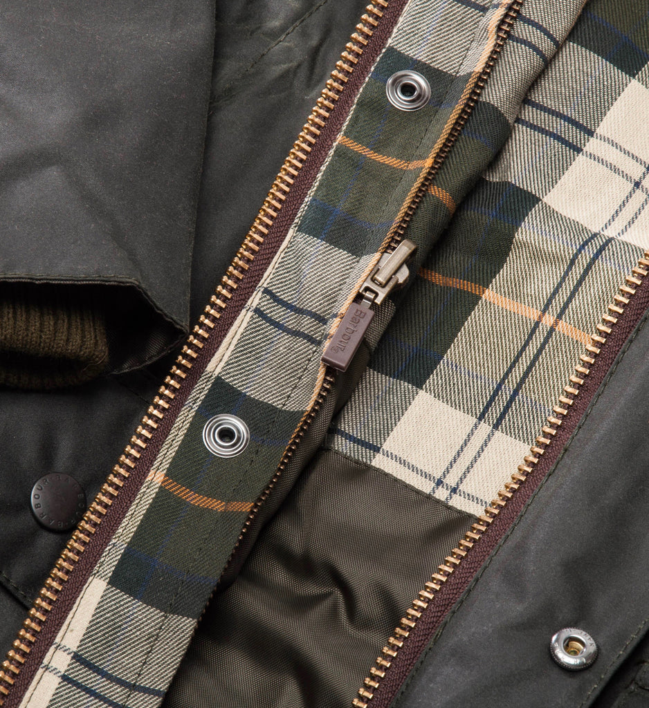 barbour bedale wax jacket sage