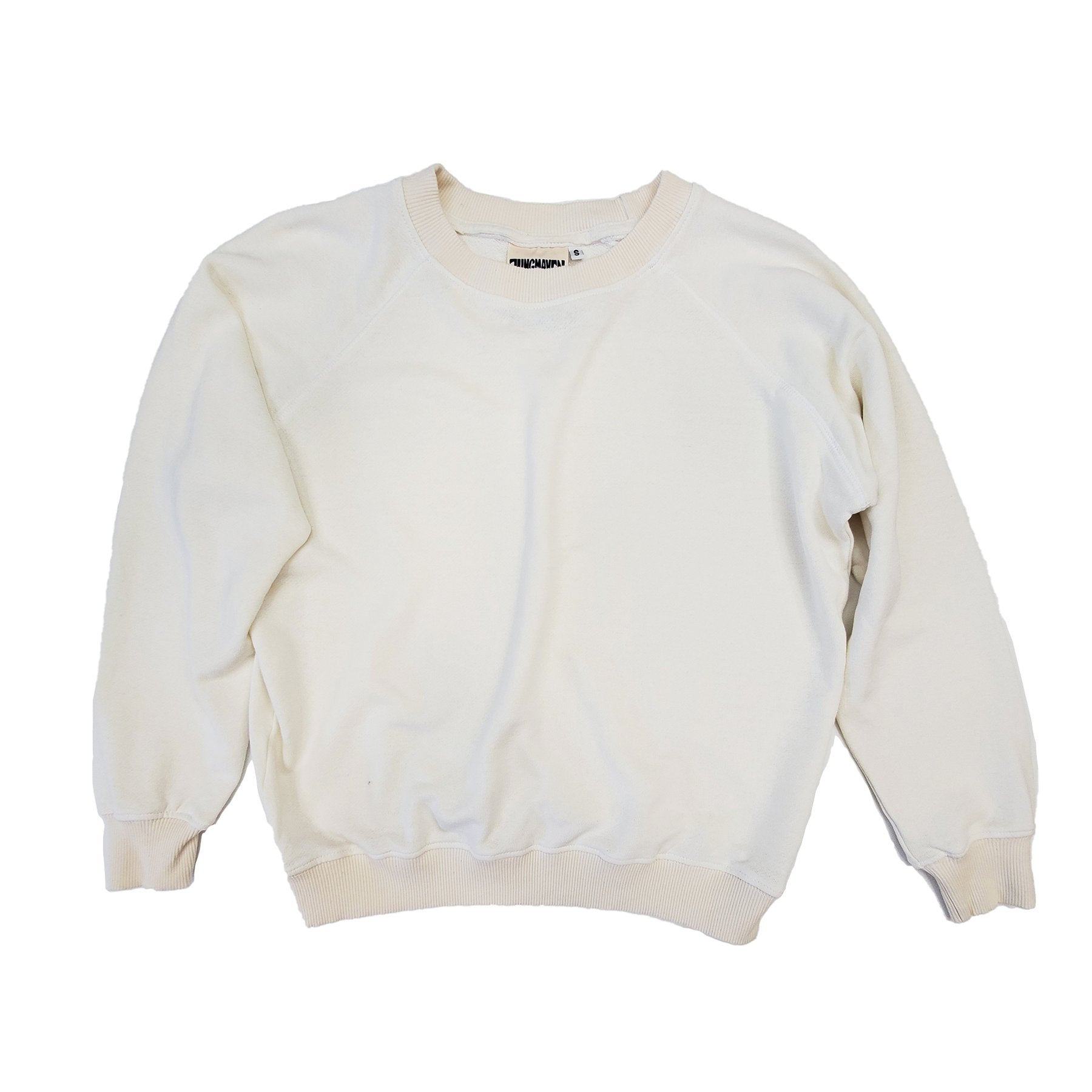 Jungmaven Bonfire Sweatshirt, Washed White