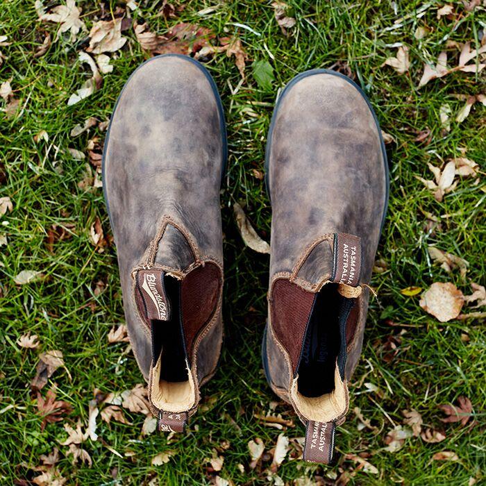 rustic chelsea boots