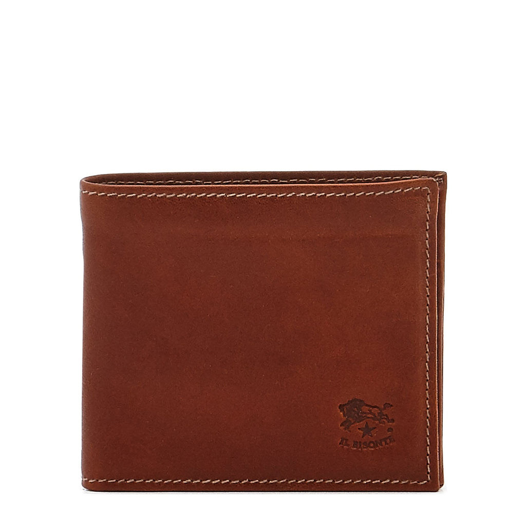 Il Bisonte Men S Bi Fold Wallet In Vintage Cowhide Leather C0437 Da Portland Dry Goods Co