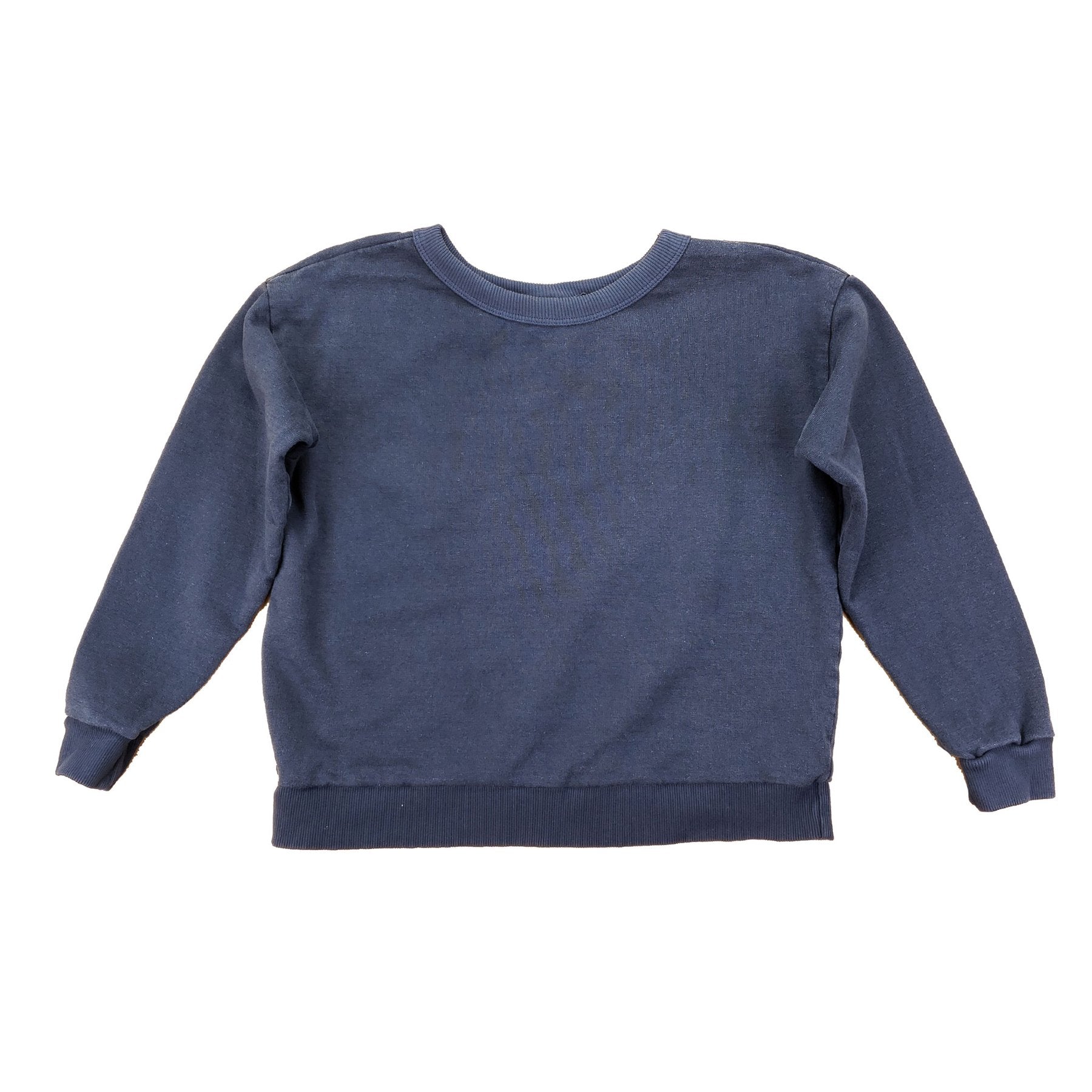 Jungmaven Laguna Cropped Sweatshirt, Navy