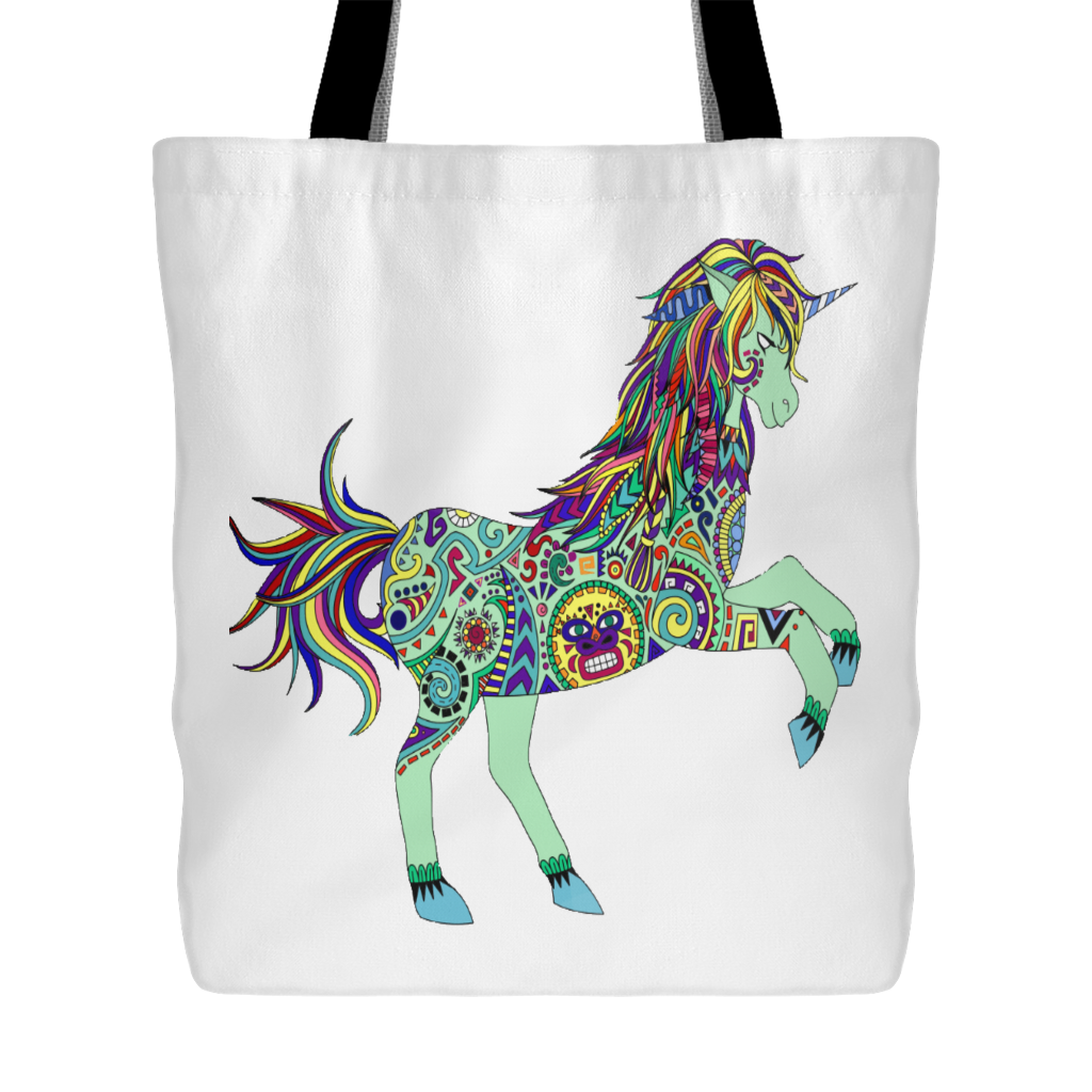 unicorn beach bag