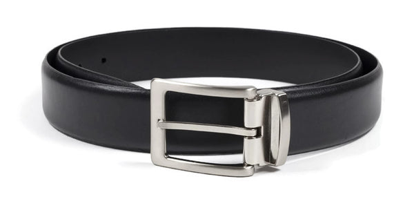 Chambers Leather Belt - Black | 40 Harrison