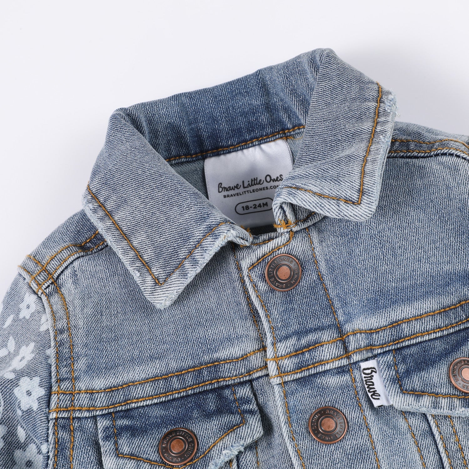 Floral Denim Jacket – Brave Little Ones