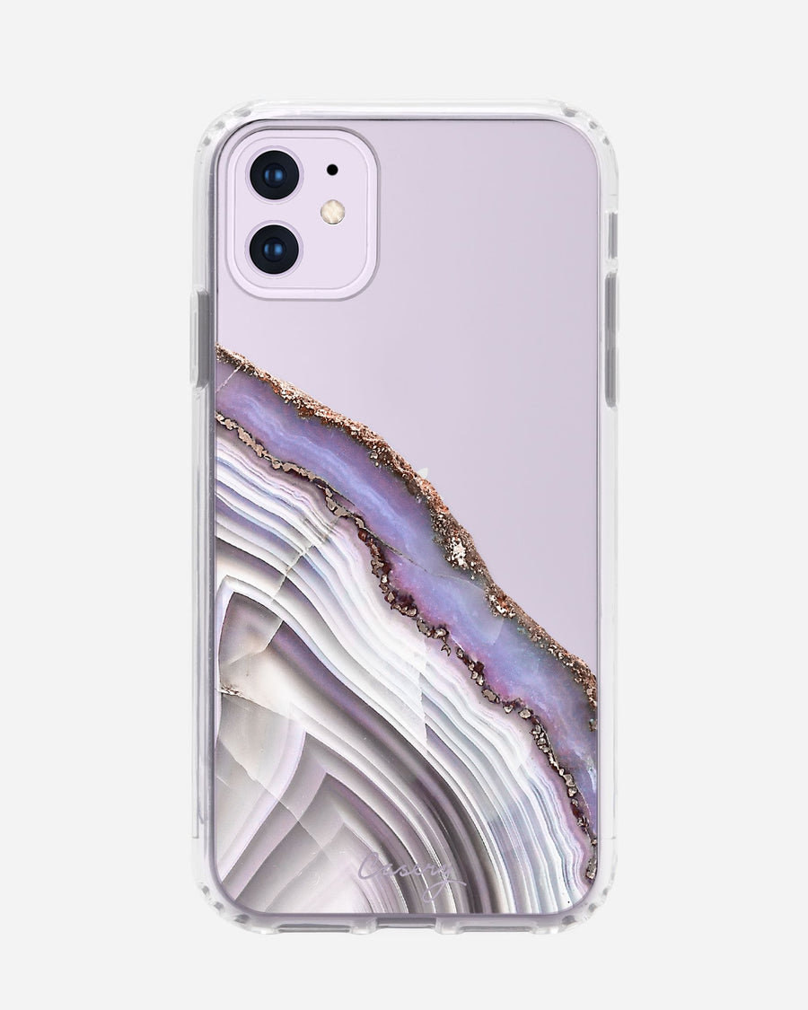 Light Purple Agate Clear Case Iphone 11 Casery