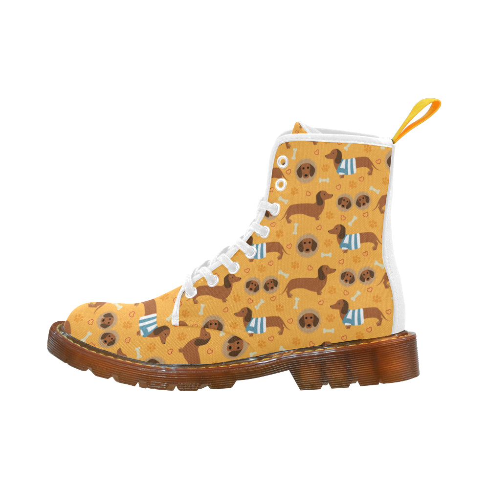 rain boots with dachshunds on them