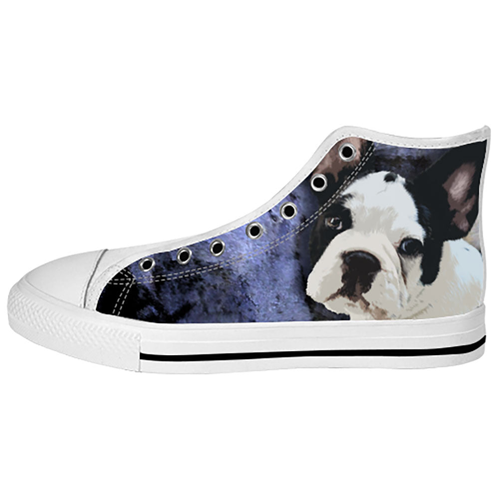 French Bulldog Shoes & Sneakers - Custom French Bulldog Canvas Shoes
