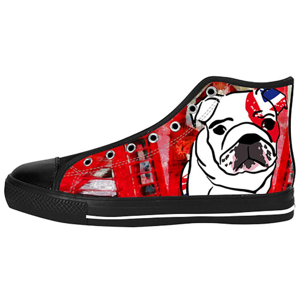 English Bulldog Shoes & Sneakers - Custom English Bulldog Canvas Shoes