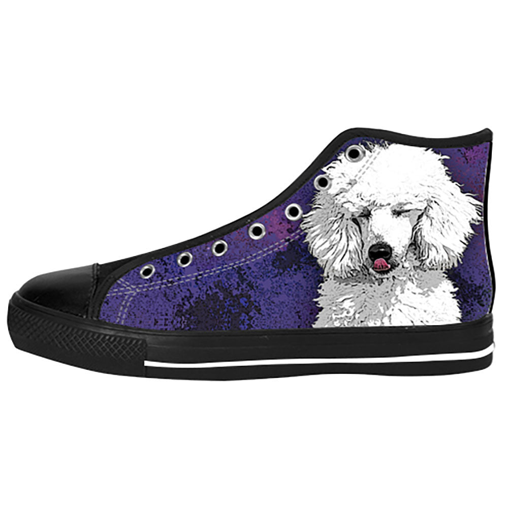 Poodle Dog Shoes & Sneakers - Custom Poodle Canvas Shoes