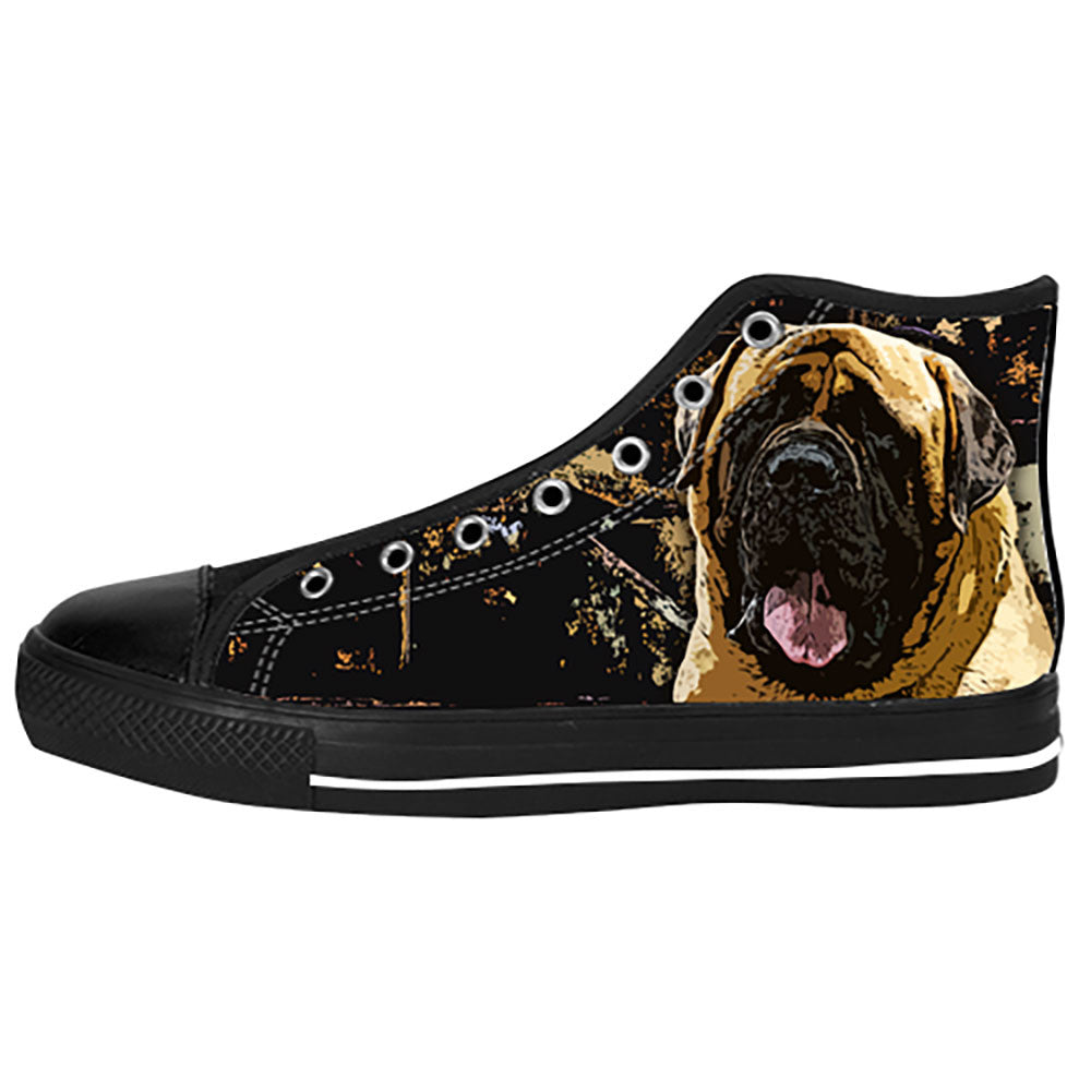 Custom English Mastiff Canvas Shoes