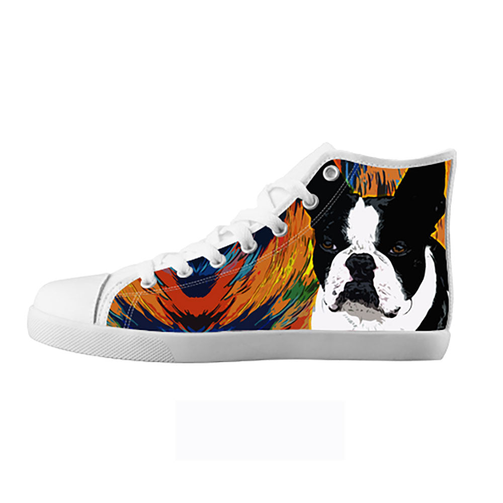 shoes boston custom Boston Terrier Custom  Boston & Shoes Terrier Sneakers