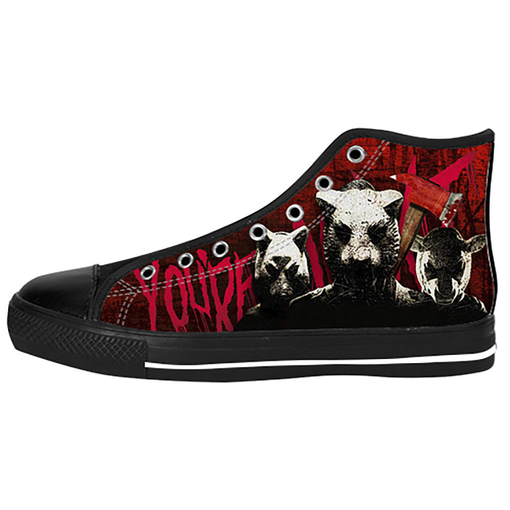 Custom You're Next Canvas Shoes