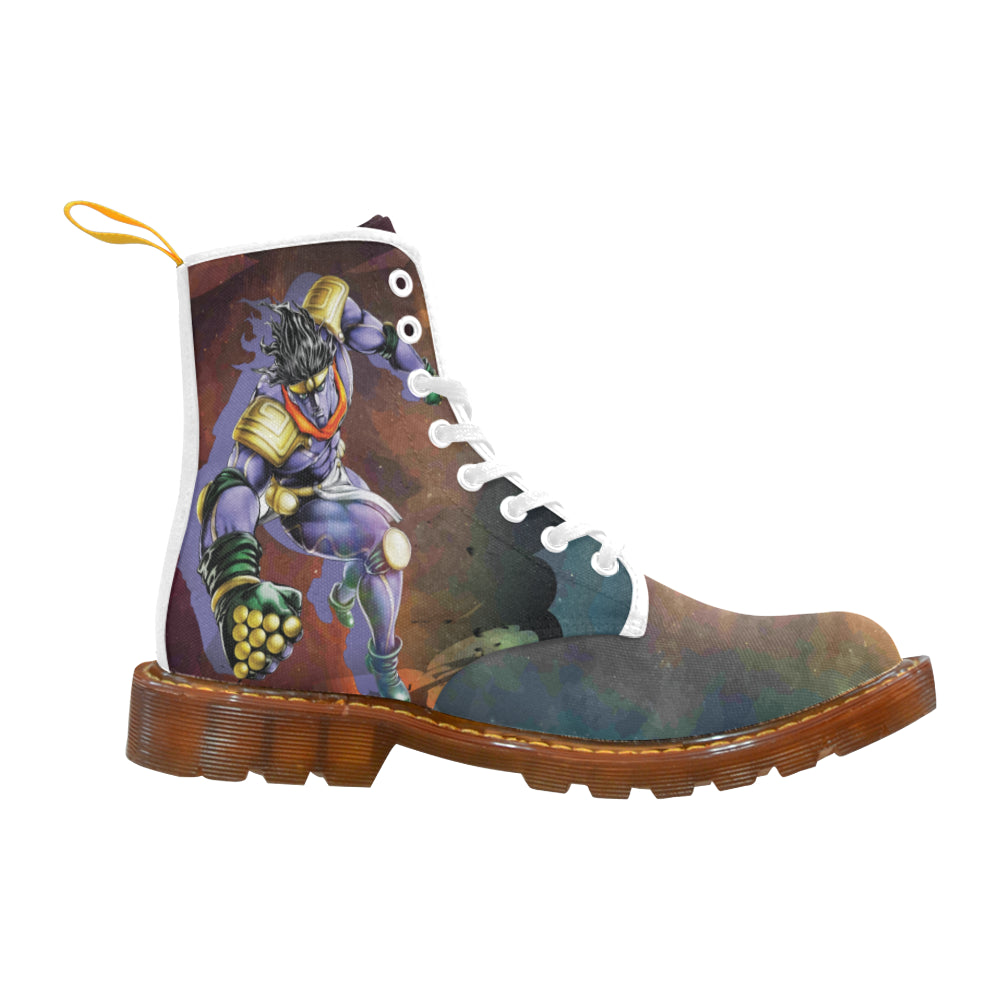 Star Platinum White Boots For Men