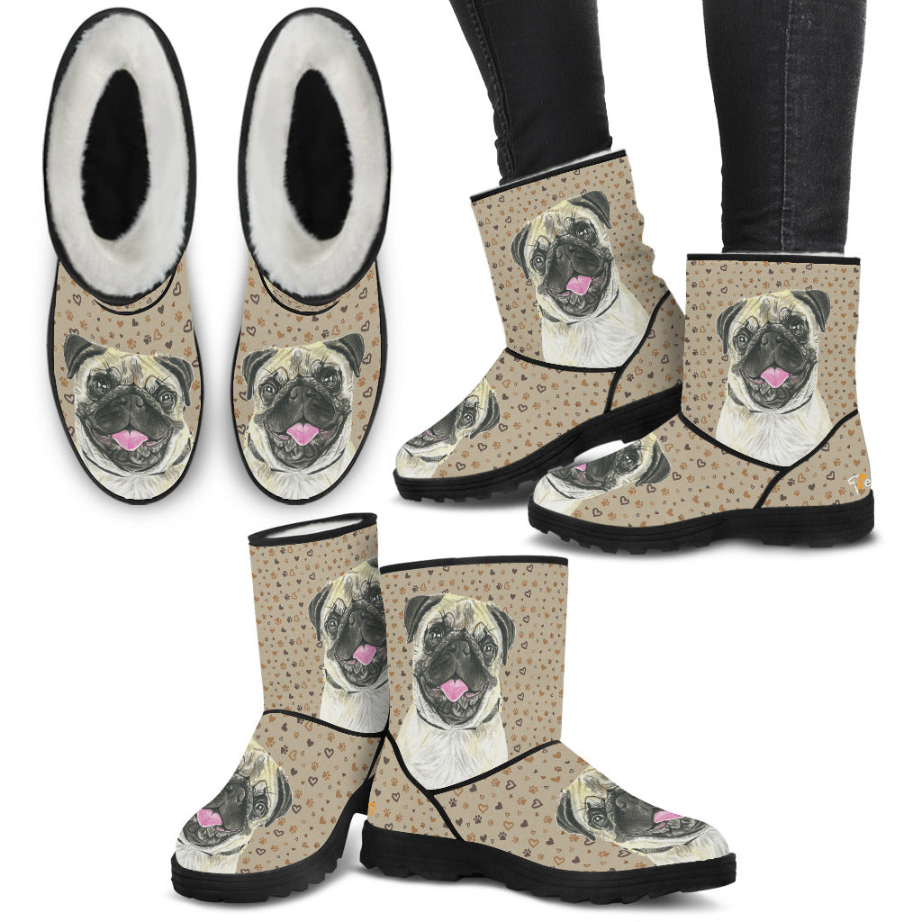 winter boots for pugs