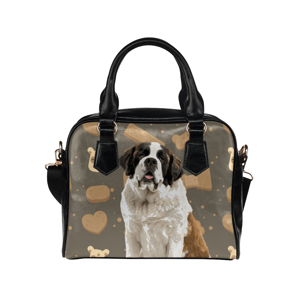 St. Bernard Dog Shoulder Handbag