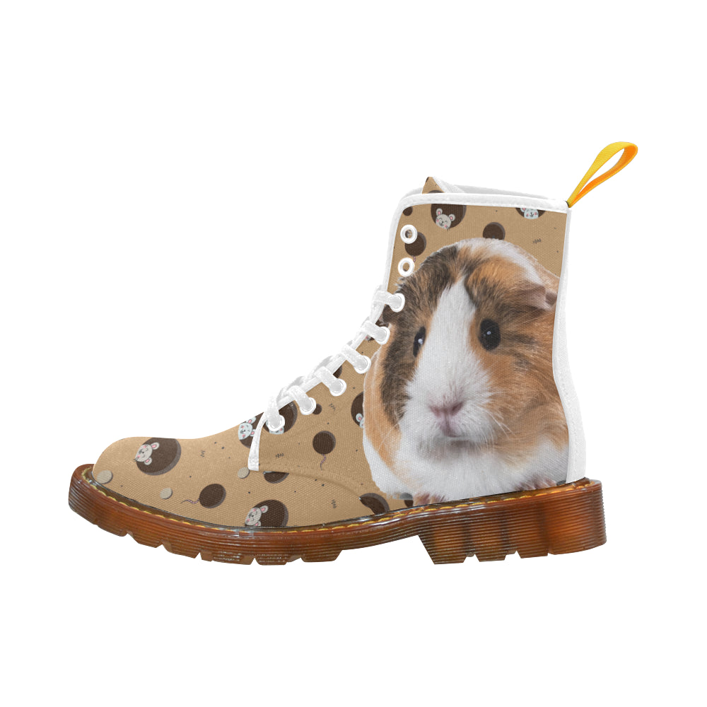 Guinea Pig White Boots For Women