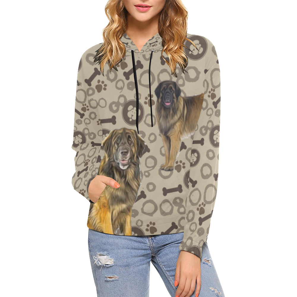 Leonberger All Over Print Hoodie for Women