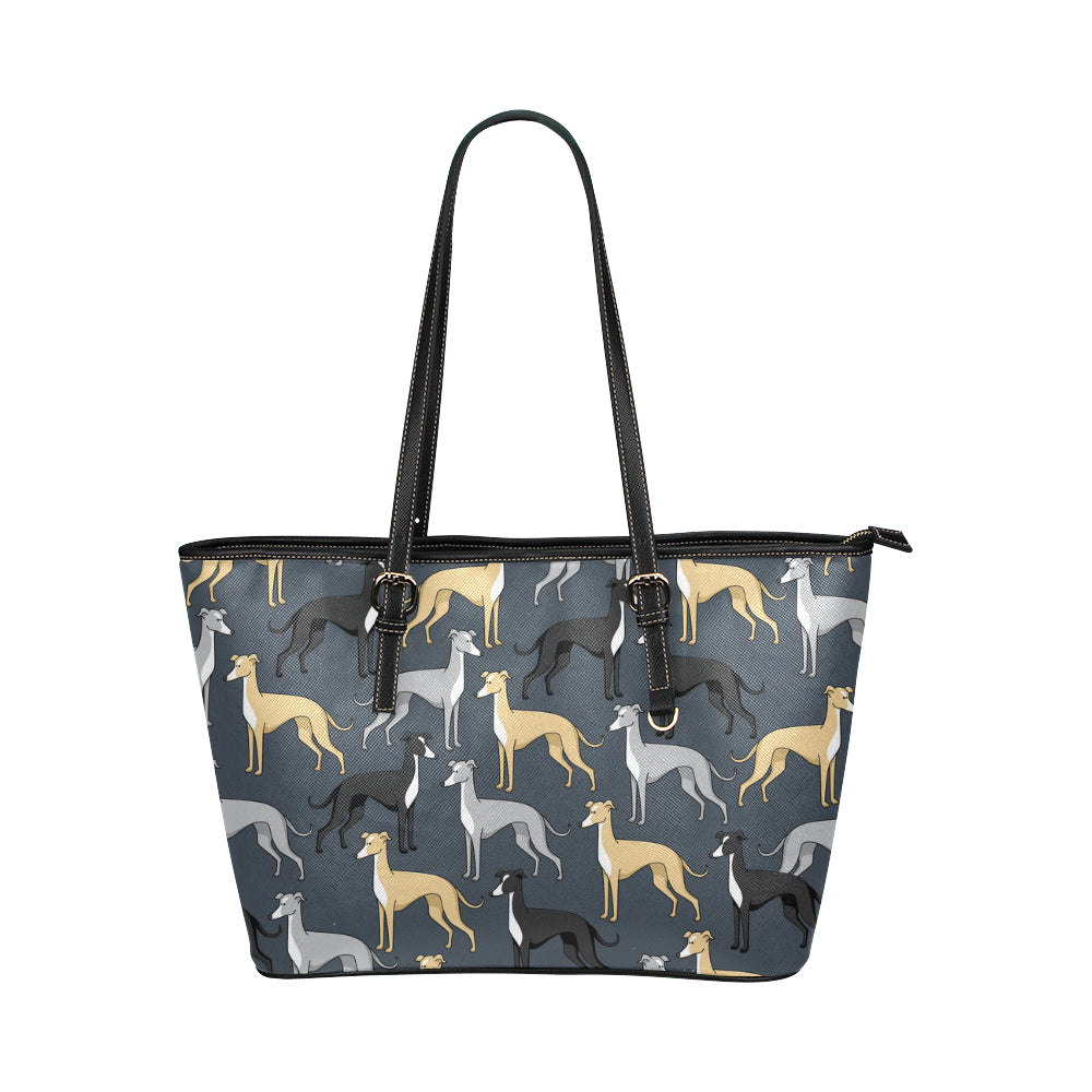 Greyhound Leather Tote Bags - Greyhound Bags