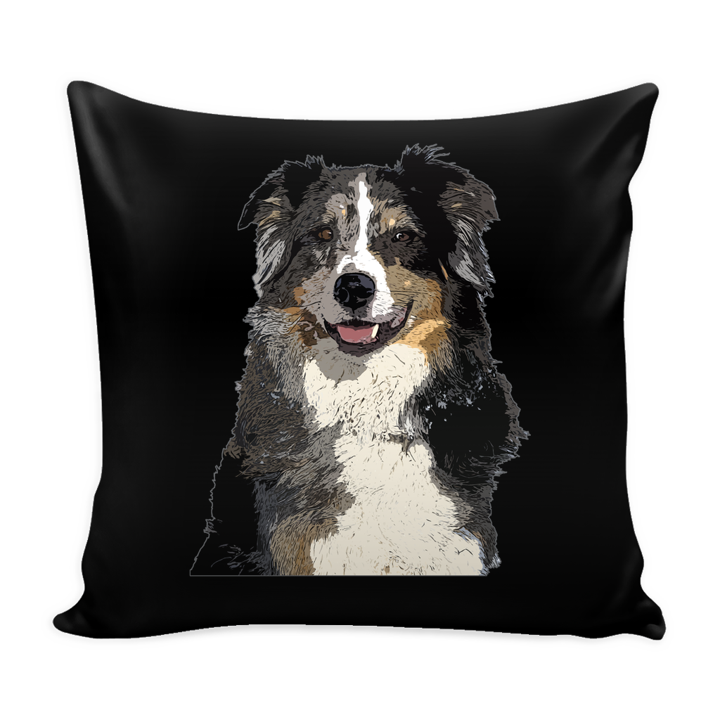 Australian Shepherd Dog Pillow Cover Australian Shepherd Accessories