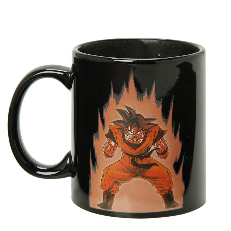 Dragon Ball Z Mug SON Goku Mug Hot Changing Color Cups Heat Reactive ...