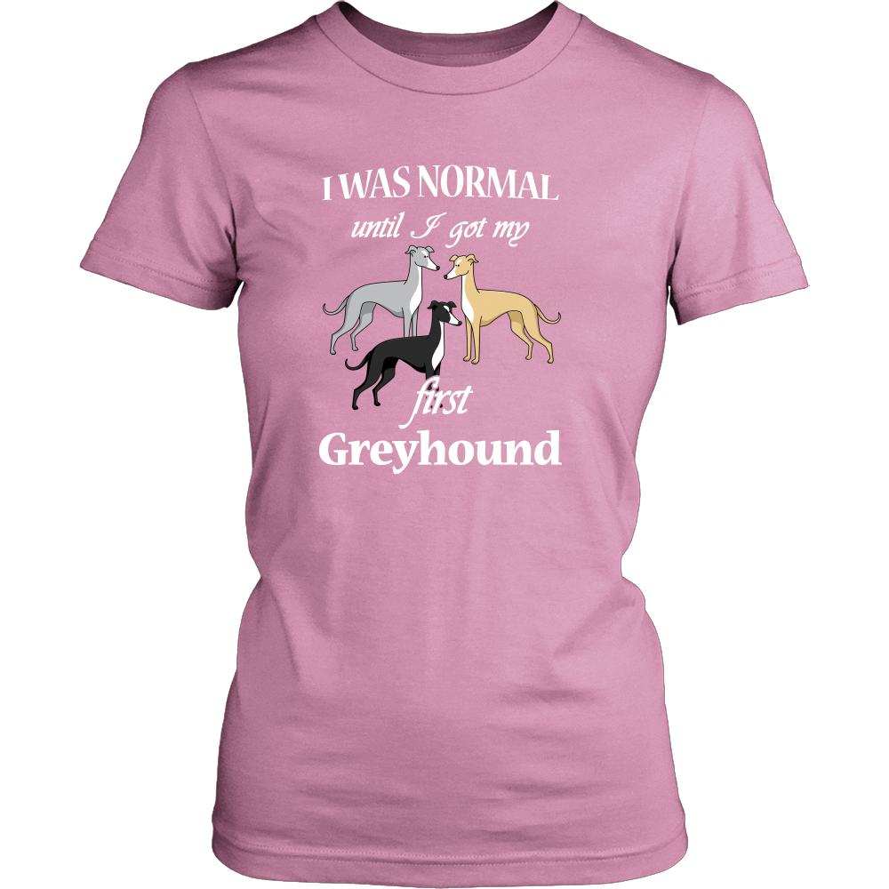 First Greyhound Dog T Shirts, Tees & Hoodies - Greyhound Shirts