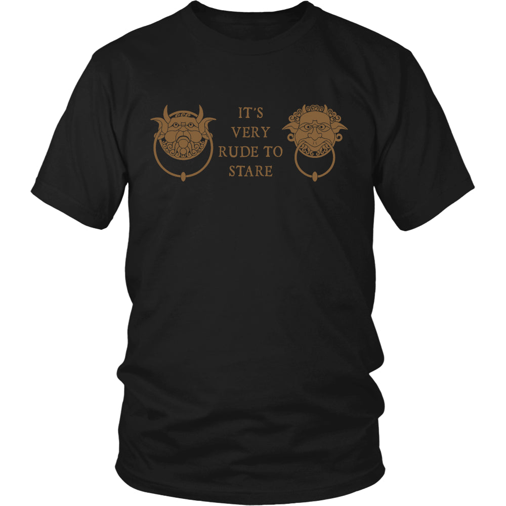 Door (It's Very Rude To Stare) T Shirts, Tees & Hoodies - Labyrinth Shirts