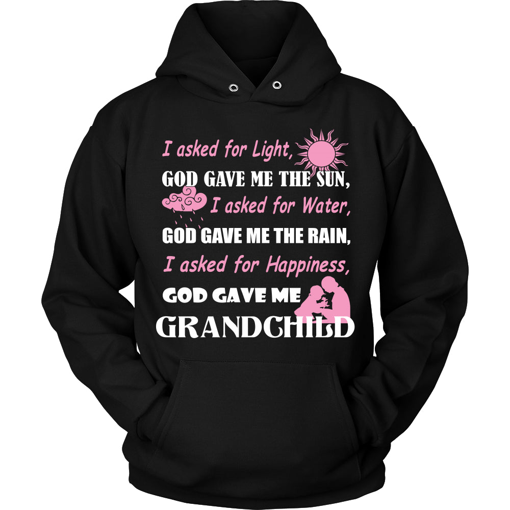 God Gave Me Grandchild T-Shirt - Grandma Shirt - TeeAmazing