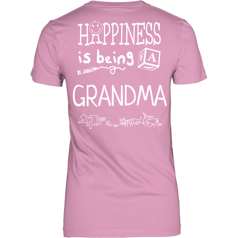 Happiness Is Being Grandma T Shirt Grandma Shirt