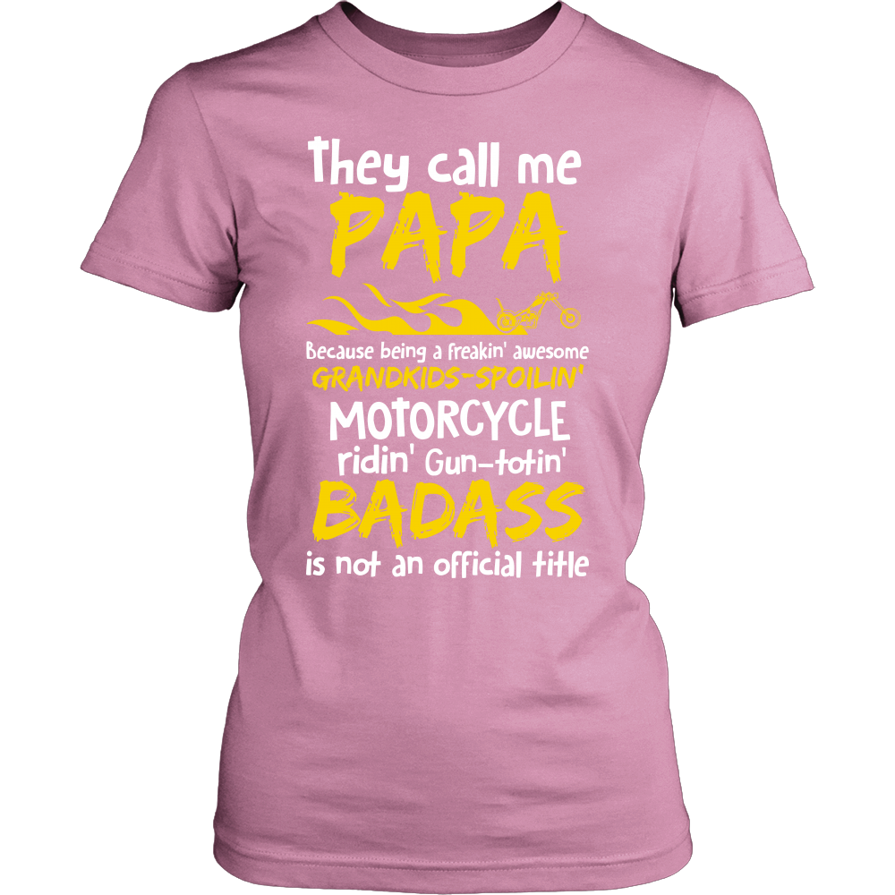 They Call Me Papa Motorcycle T Shirt Papa Motorcycle Shirt