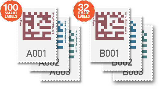 100 or 32 Smart Labels