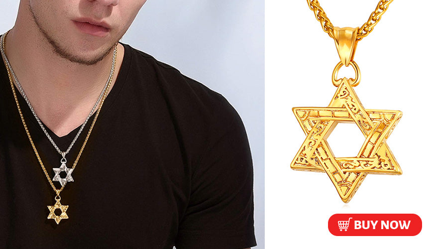Personalized Engraved Star of David Necklace