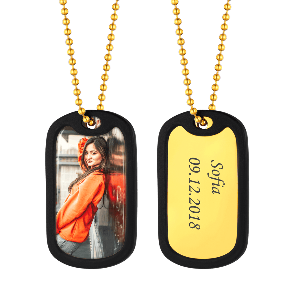 Personalized Dog Tag Necklace - Luggage Tag