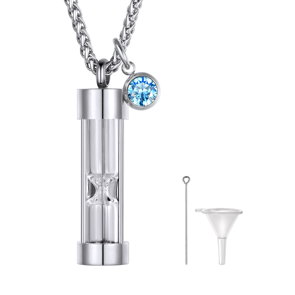 Silver Hourglass Cremation Urn Daughter Necklace For Ashes Eternal Memory  Jewelry Keepsake Pendant For Customized Use By Parents From Misyoujewelry,  $3.27 | DHgate.Com