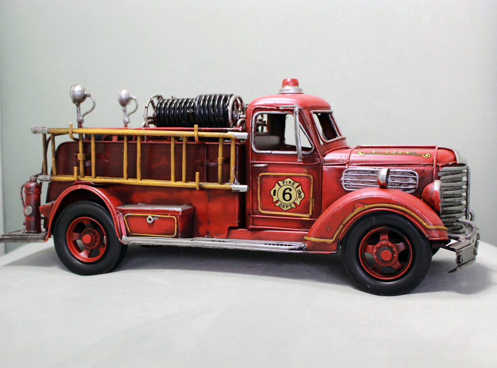 antique fire truck toy