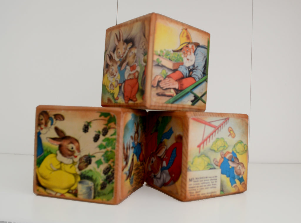 peter rabbit wooden blocks