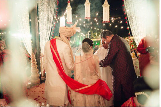 Photo from an Indian wedding ceremony ritual